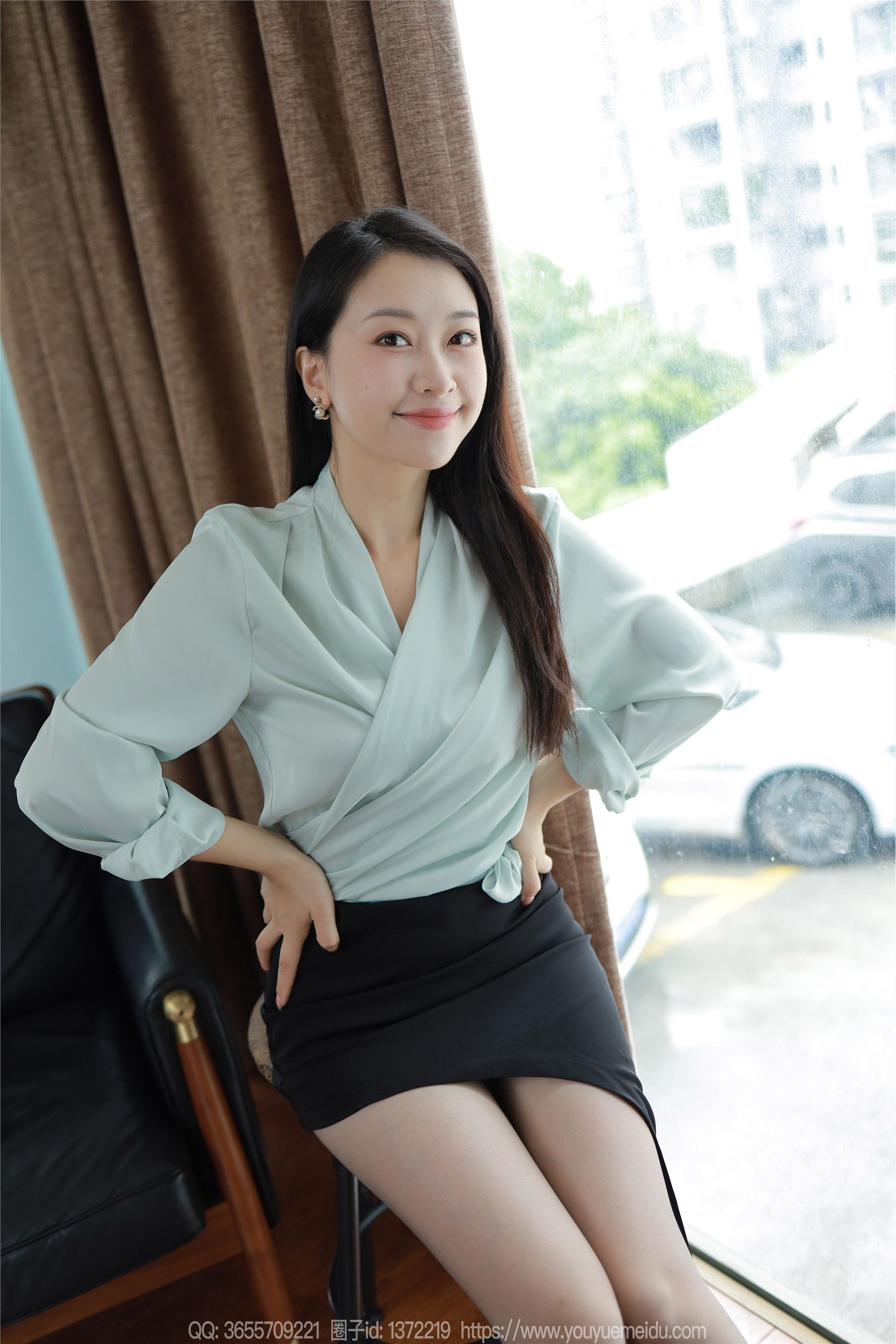 IESS异思趣向  2024.07.24 丝享家 1802 小婕《迷人淡绿》